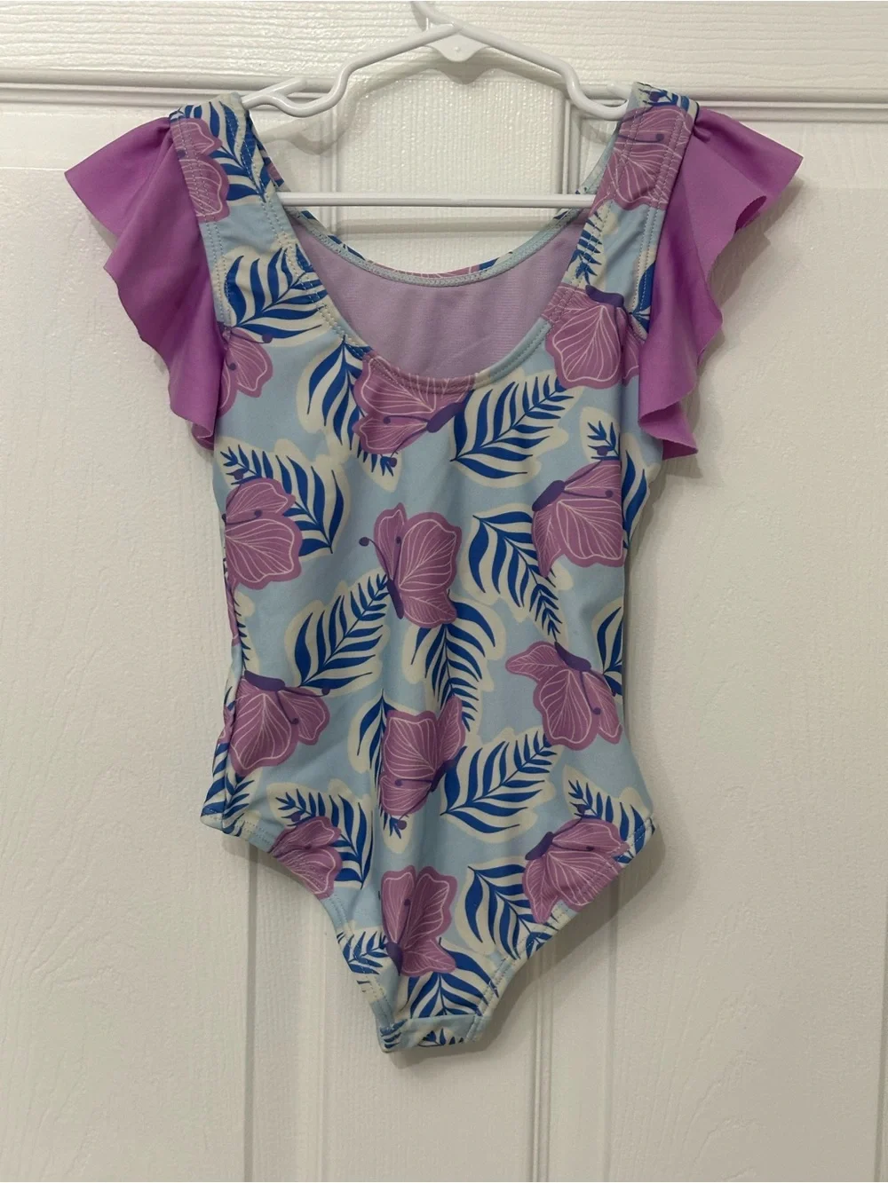 Girls Disney Encanto Mirabel one-piece swimsuit Size 4/5 UPF 50